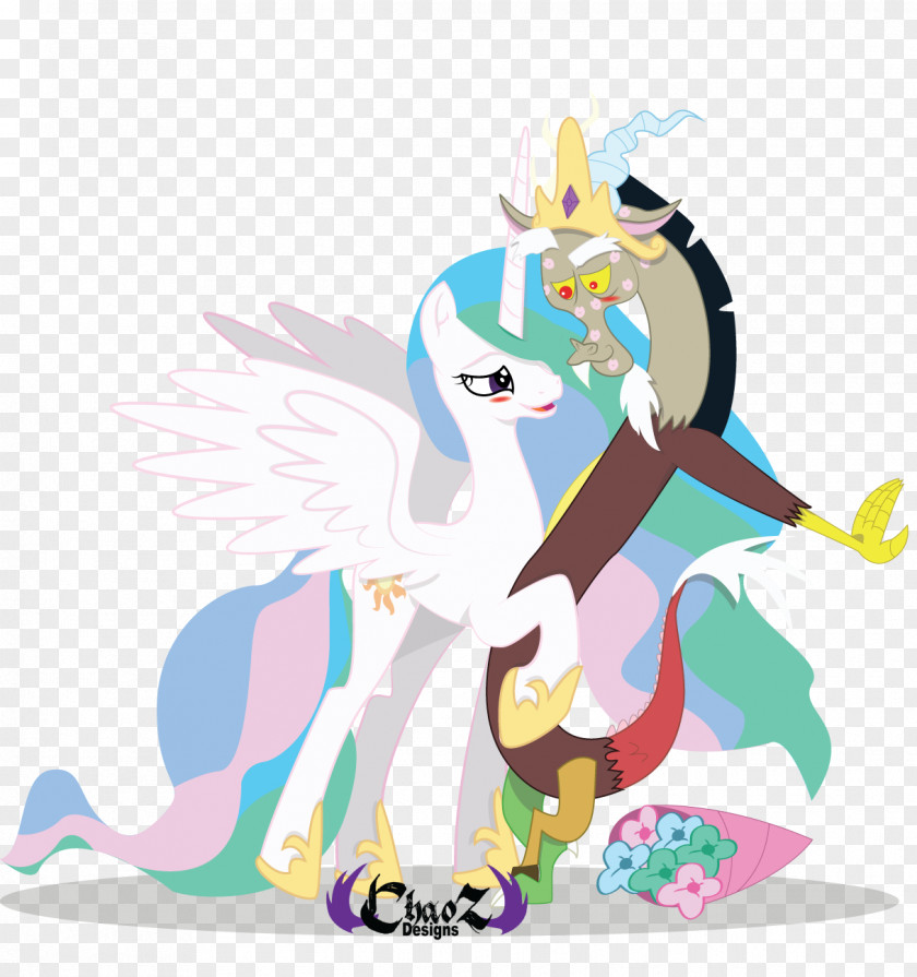 Discord Pink Pony Princess Celestia DeviantArt Equestria Image PNG