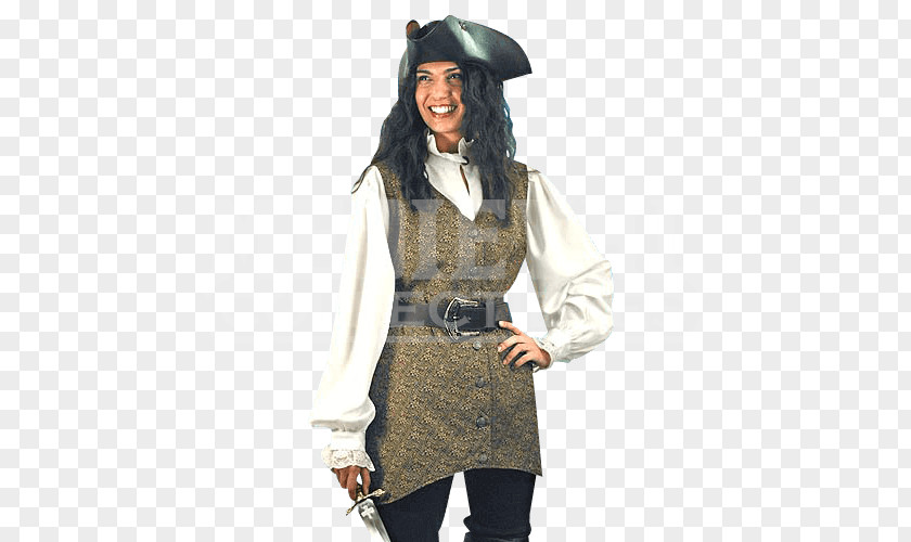 Fashion Waistcoat Mary Read Lady Pirata T-shirt Costume Clothing PNG