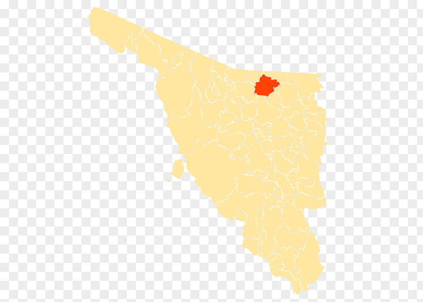 Map Cananea Carbó Querobabi Naco PNG