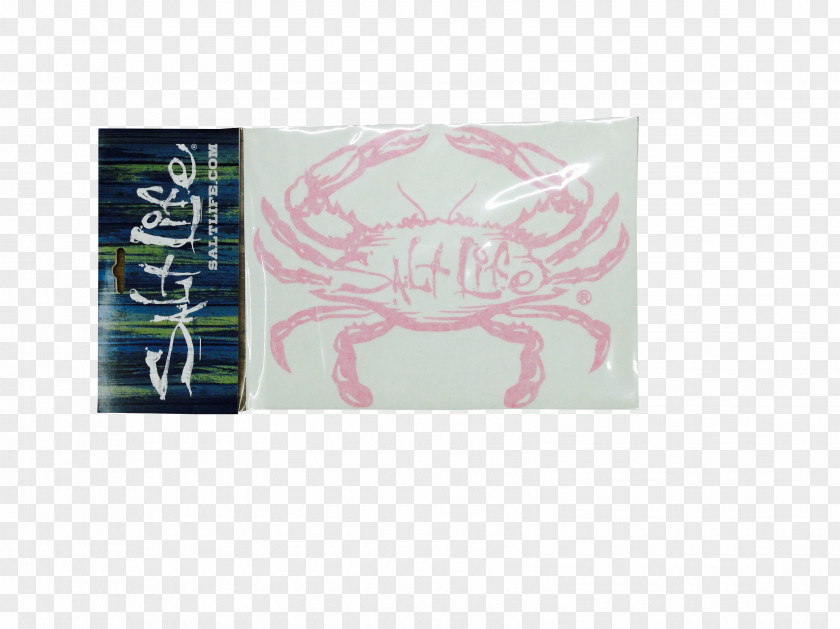Pink Sticker Crab Decal Endless Summer Surf Shop Label PNG