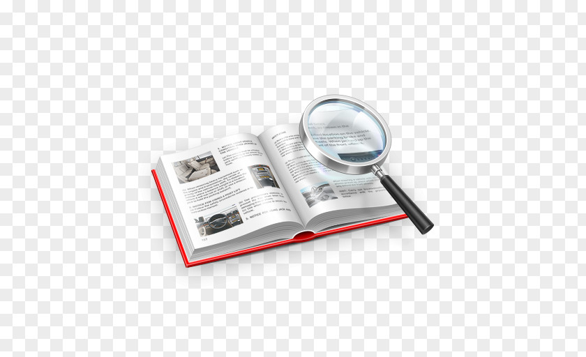Toyota Trichology Instruction Magnifying Glass PNG