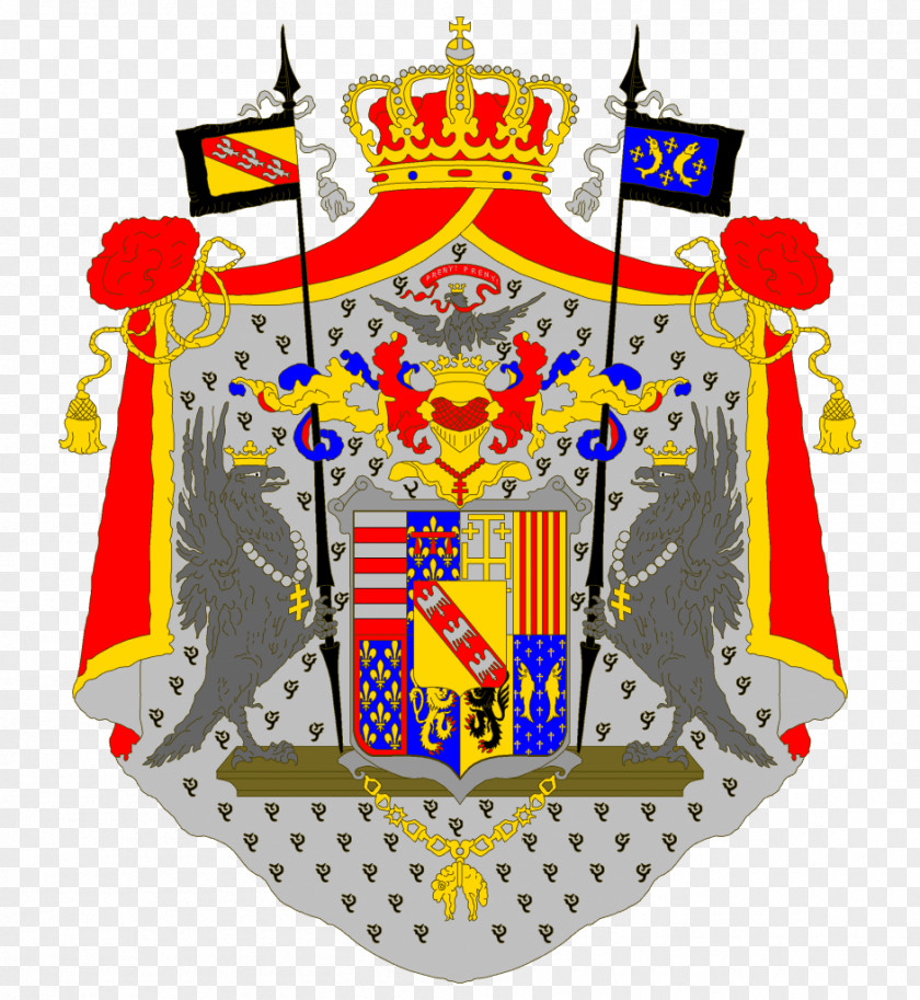 Crown Duchy Of Lorraine Crest Coat Arms Heraldry PNG