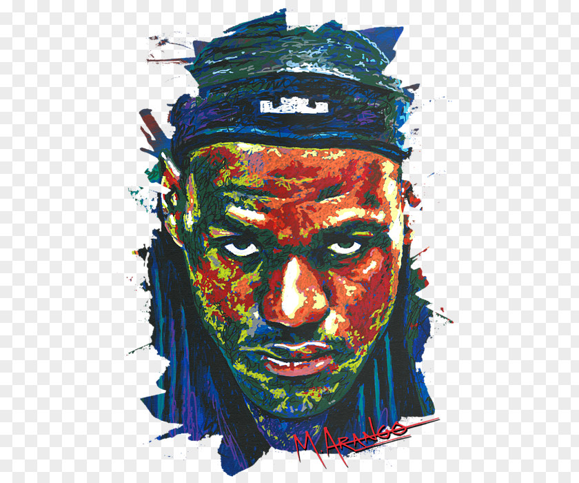 Lebron James LeBron Fine Art Canvas Print T-shirt PNG