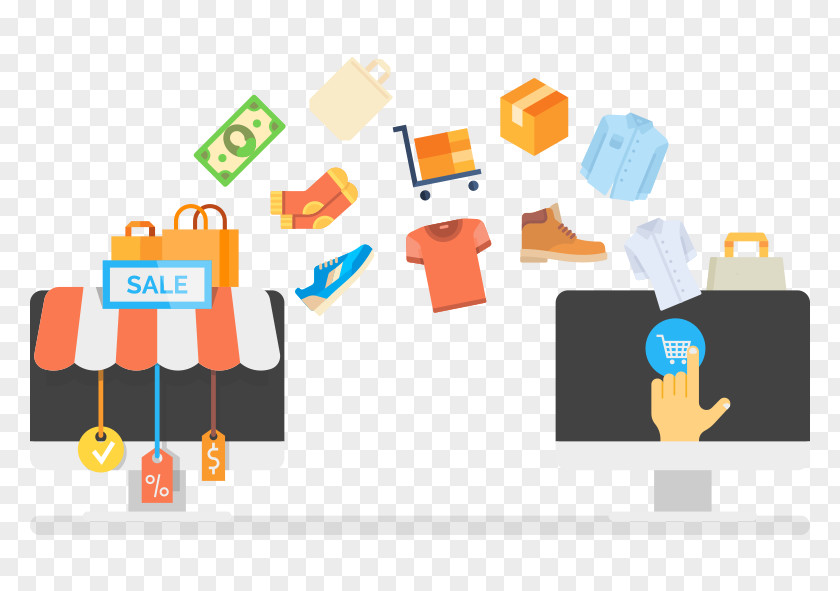Marketing Digital Online Shopping E-commerce Retail PNG
