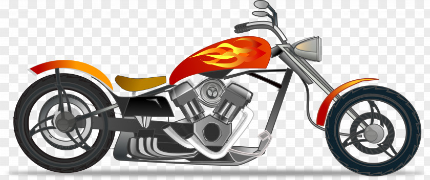 Moto Vector Helicopter Chopper Motorcycle Clip Art PNG
