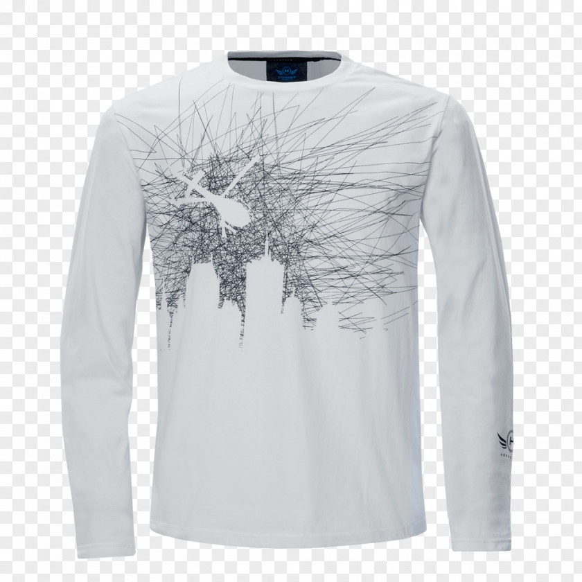 T-shirt Long-sleeved Helicopter PNG