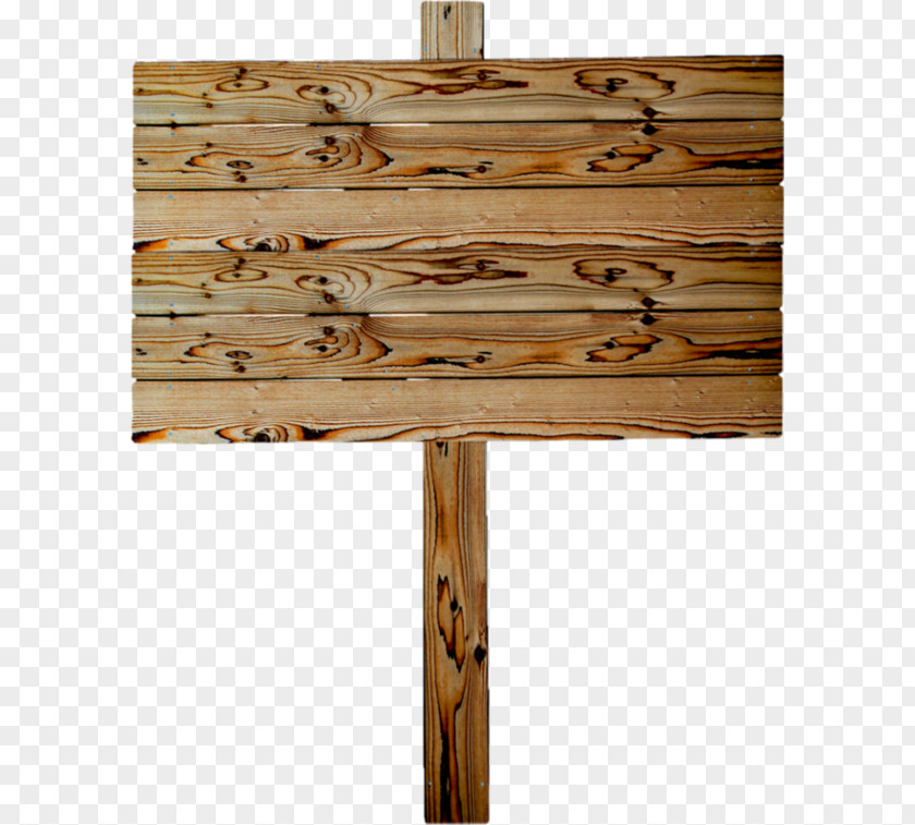 Wood Sign Post Placard PNG