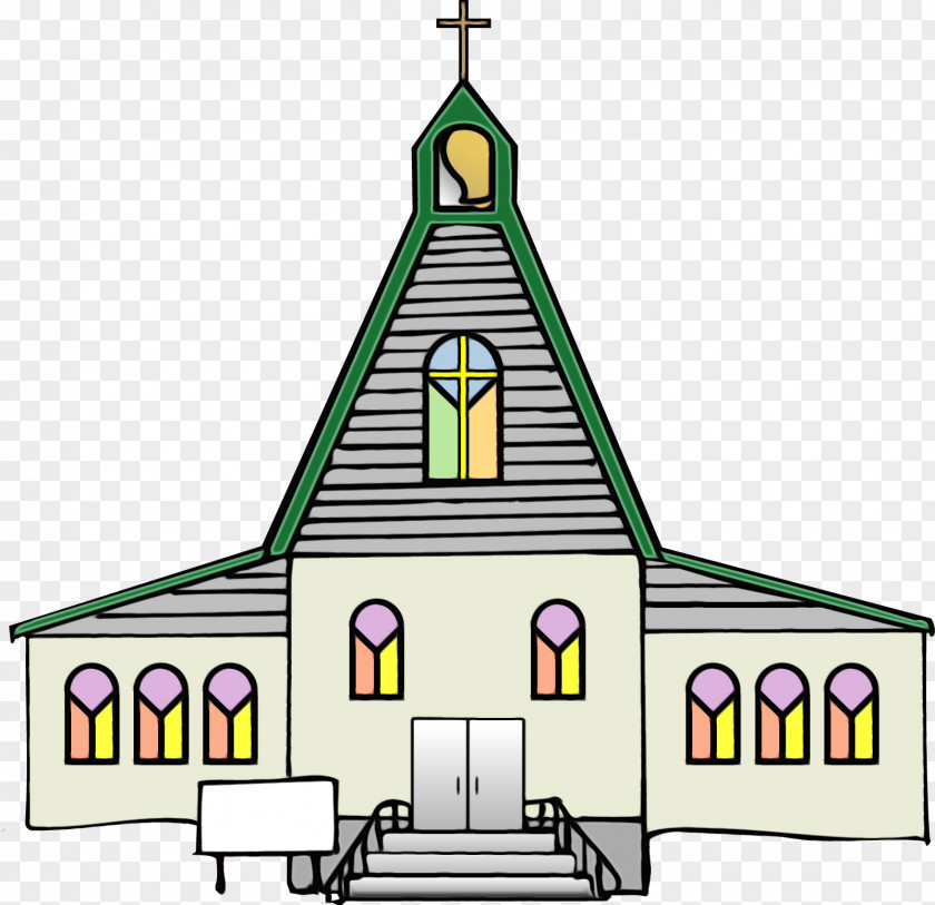 Roof Mission Church Cartoon PNG