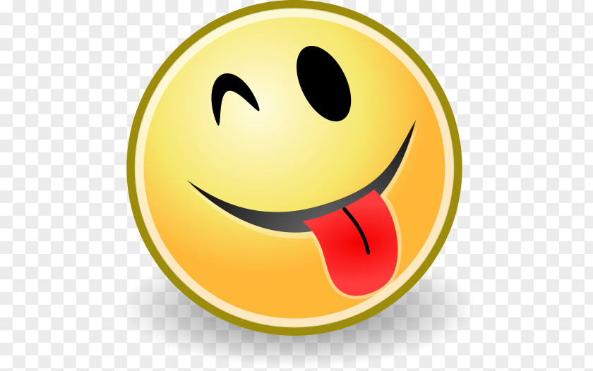 Tongue Smiley Emoticon Clip Art PNG