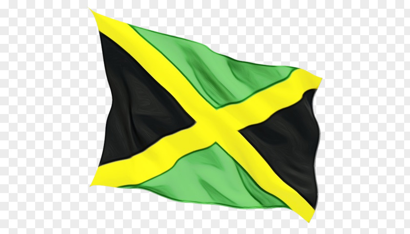 Yellow Jamaica Flag Background PNG