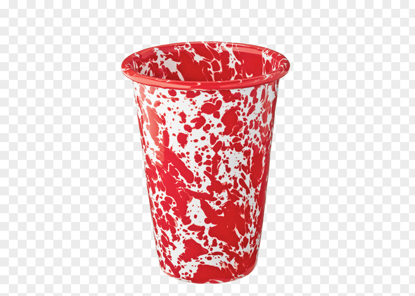 Enameled Plastic Flowerpot Cup PNG