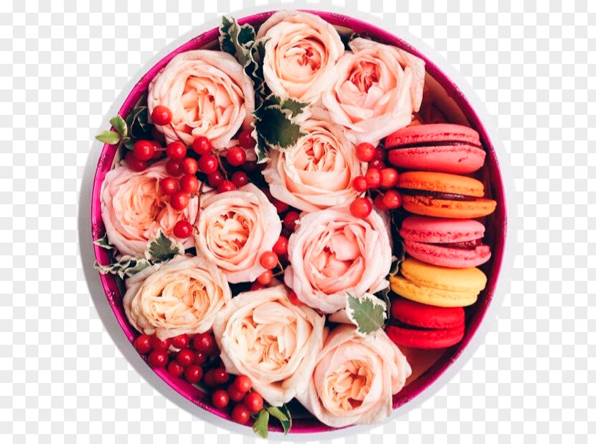 Gift Macaroon Flower Bouquet Macaron PNG