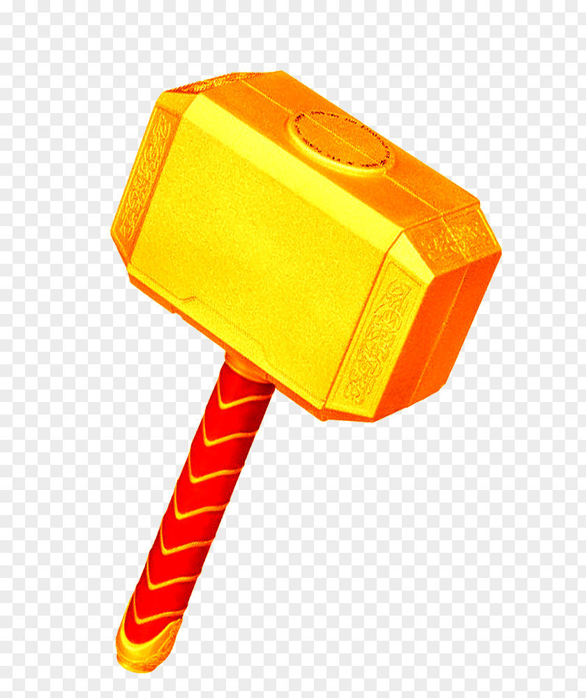 Golden Hammer Thor Download PNG