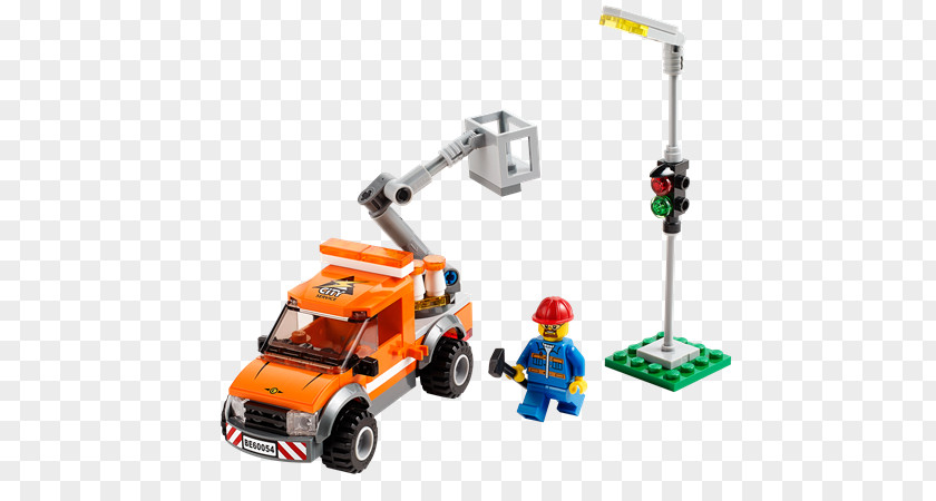 Great VehiclesLight Repair Truck LEGO 60054 City Light Lego MinifigureToy PNG