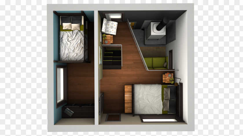 House Tiny Movement Plan Apartment PNG