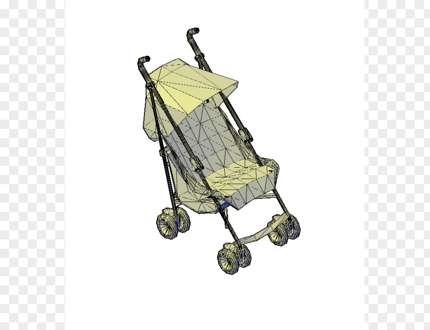 Pram Baby Transport Computer-aided Design .dwg AutoCAD 3D Modeling PNG