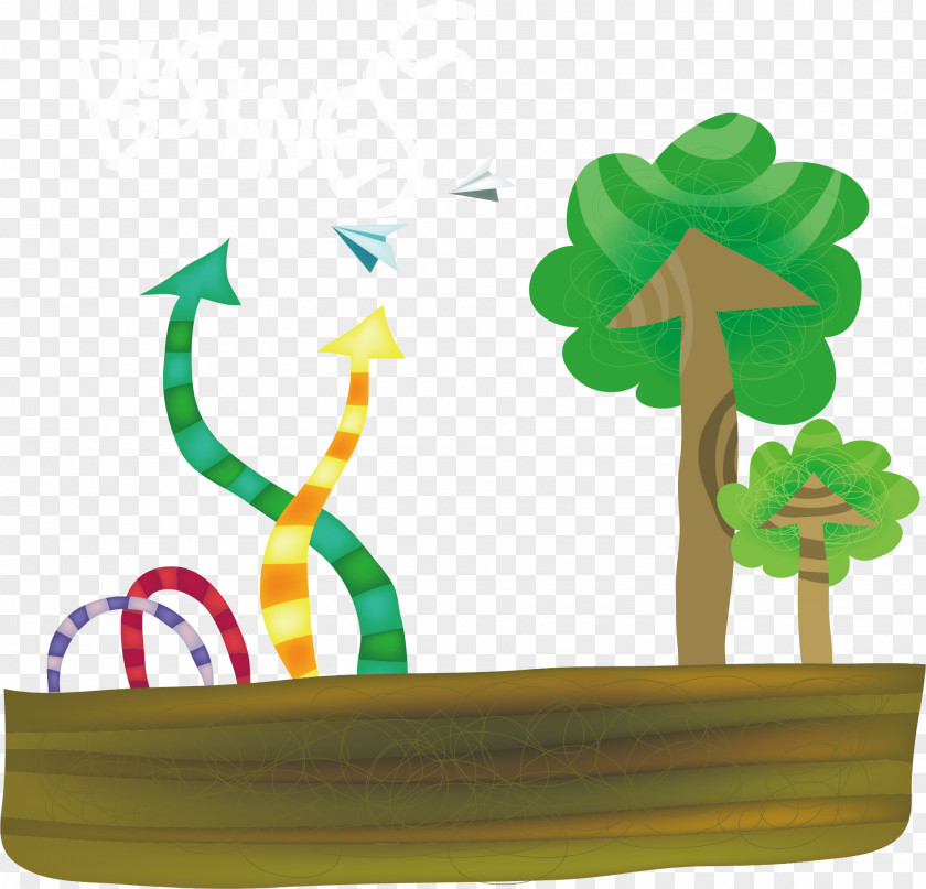 Vector Plant Boat Poster Euclidean Clip Art PNG