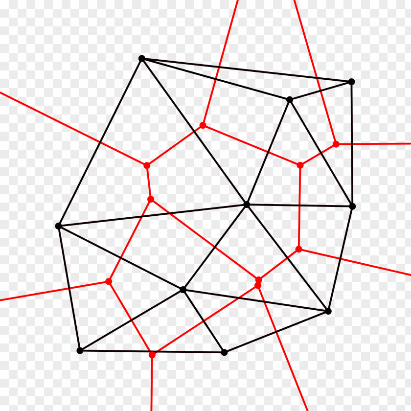 Diagram Delaunay Triangulation Voronoi Computational Geometry PNG