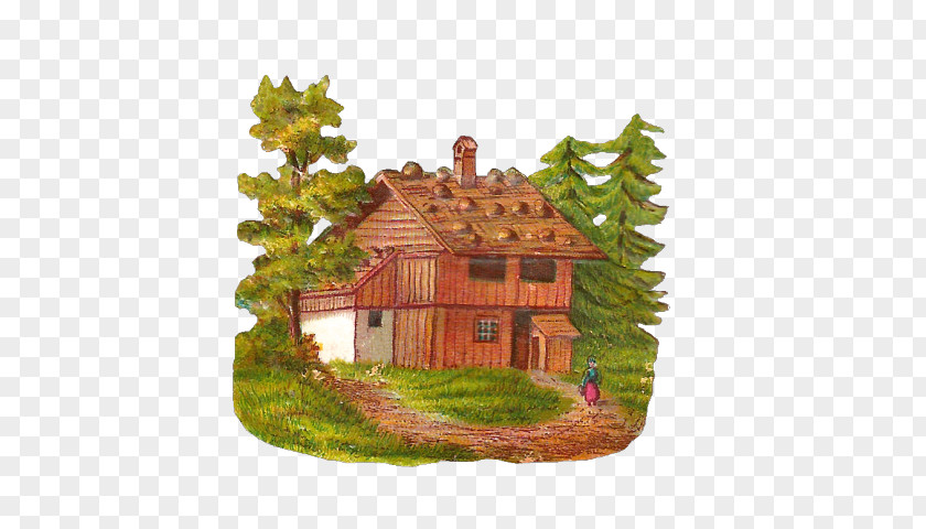 House Clip Art Illustration Vector Graphics Image Log Cabin PNG