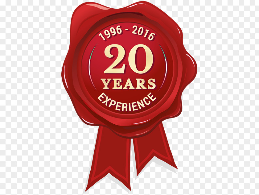 20 Years Cockade Anniversary Logo Brand Clip Art PNG