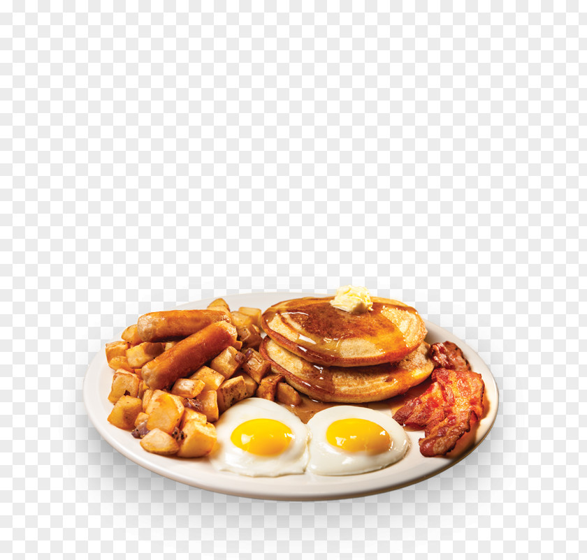 Breakfast Full Hamburger Pancake Scrambled Eggs PNG