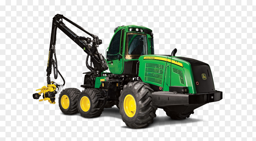 Harvester John Deere Tractor Agriculture Agricultural Machinery PNG