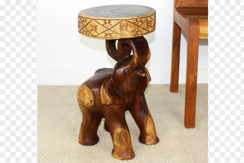 Watercolor Elephant Bedside Tables Furniture Stool PNG