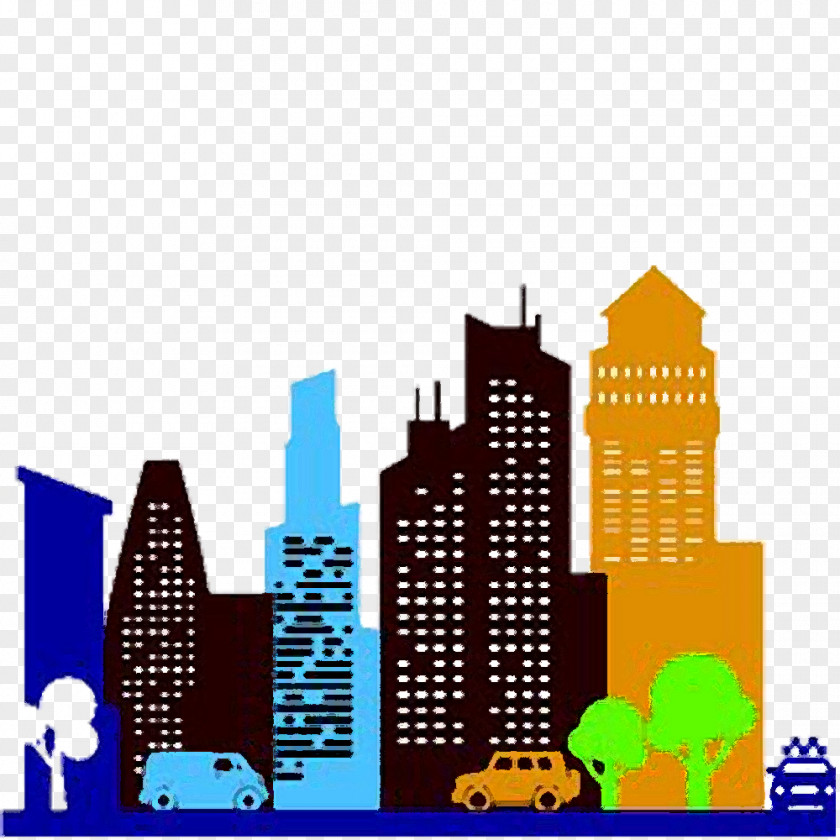 City Building Computer File PNG