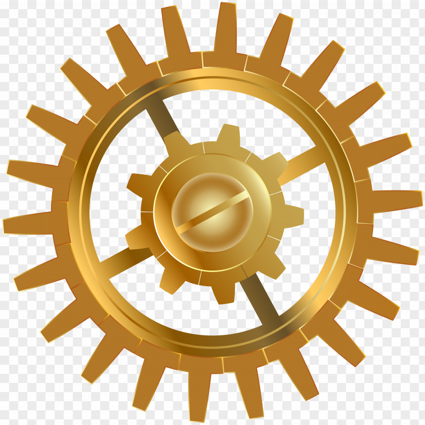 Gear Gold Clip Art Logo LEGO Bicycle PNG