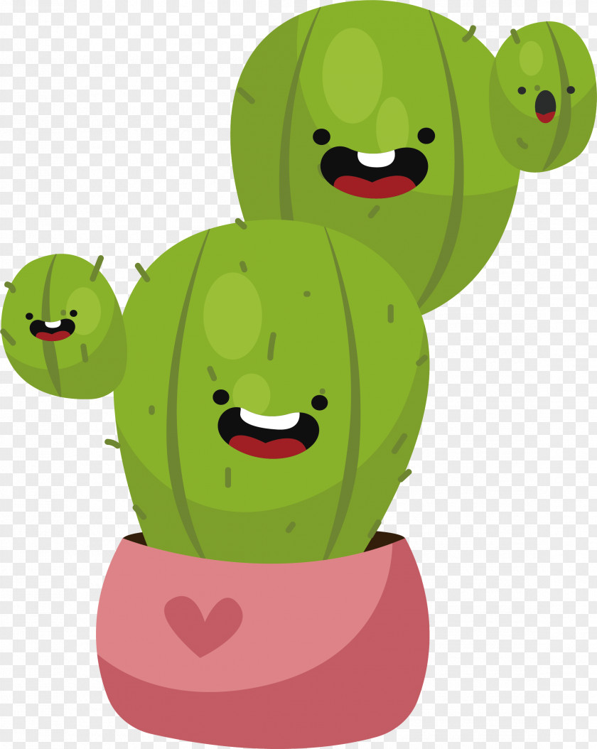 Lovely Cactus Cactaceae Clip Art PNG