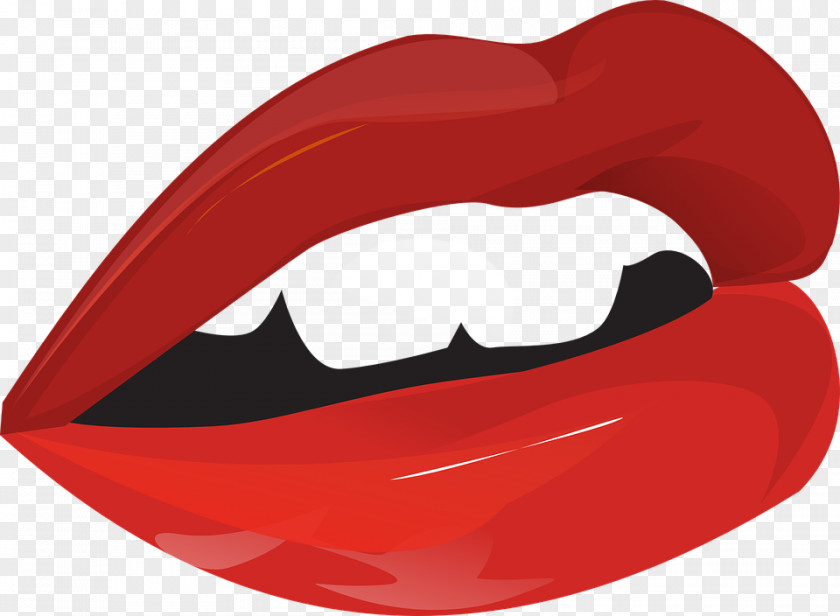 Red Lips Lip Mouth Drawing Cartoon Clip Art PNG