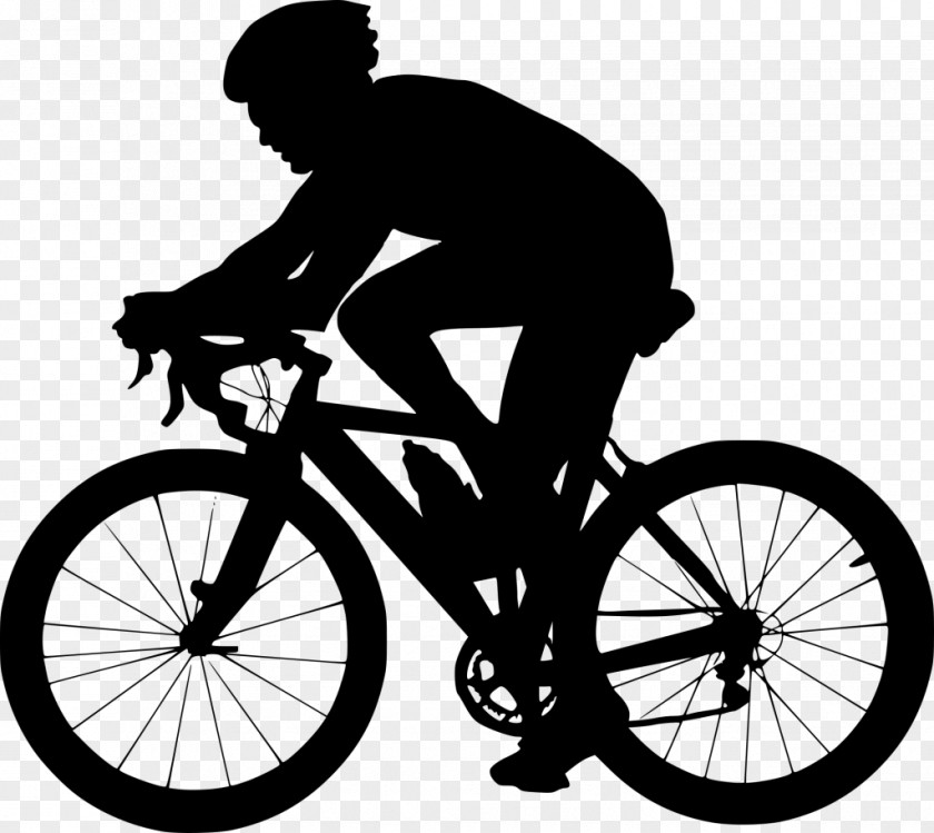 Riding Motorbike Bicycle Clip Art Silhouette Cycling PNG