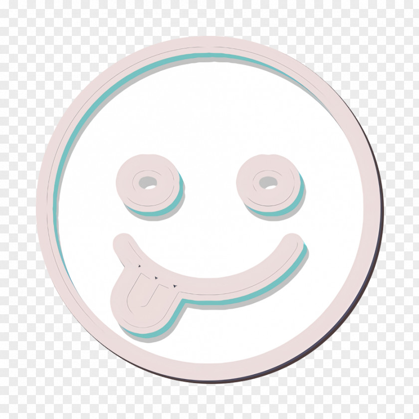 Turquoise Nose Emoticon Smiley Icon Stuck PNG