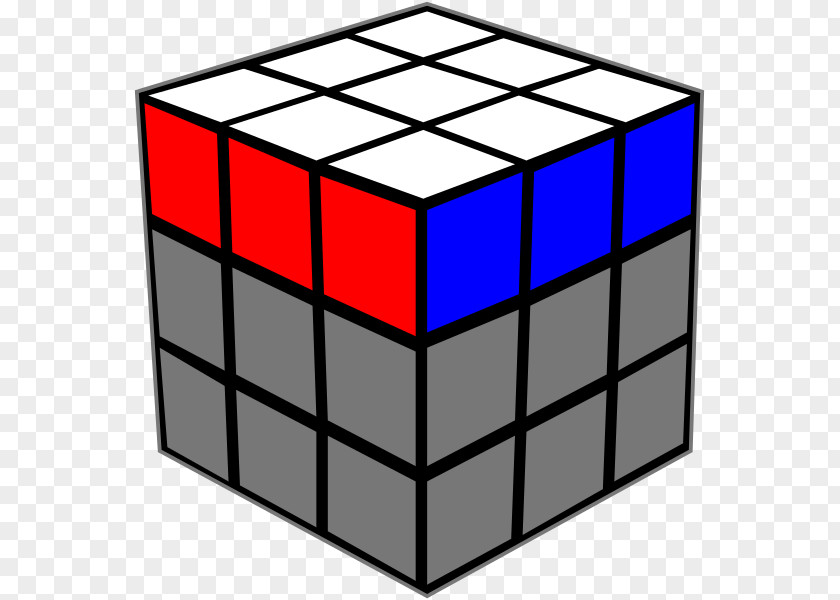 Cube Rubik's Puzzle CFOP Method PNG