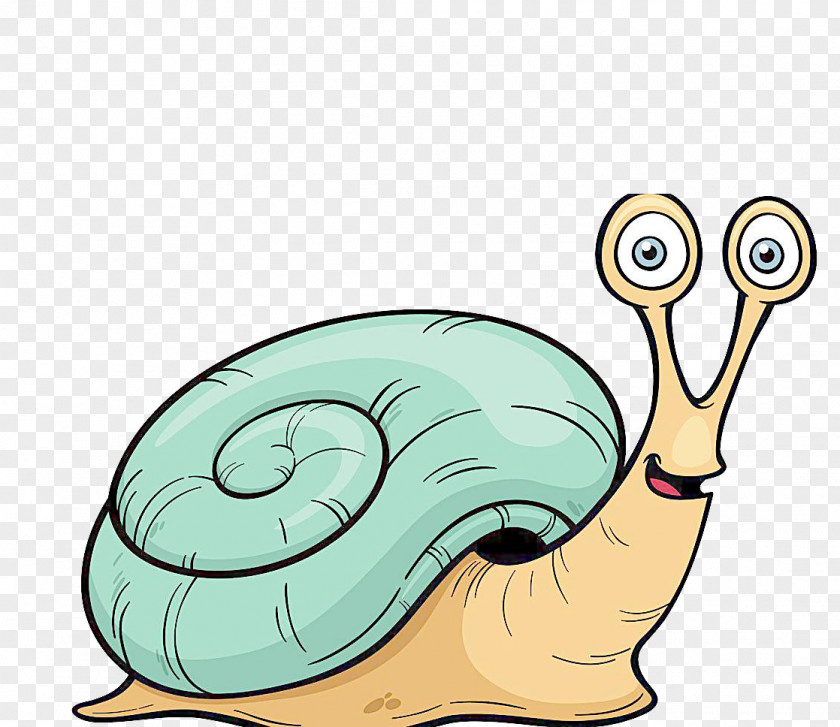 Elderly Snail Cartoon Royalty-free Illustration PNG