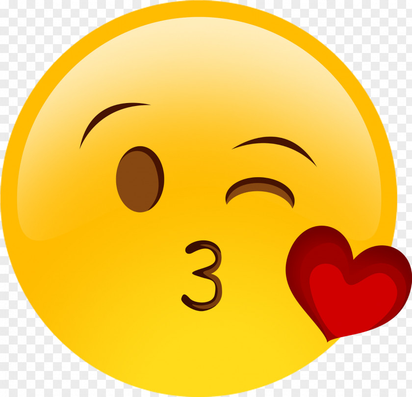 Emoji Kiss Emoticon Clip Art Sticker PNG