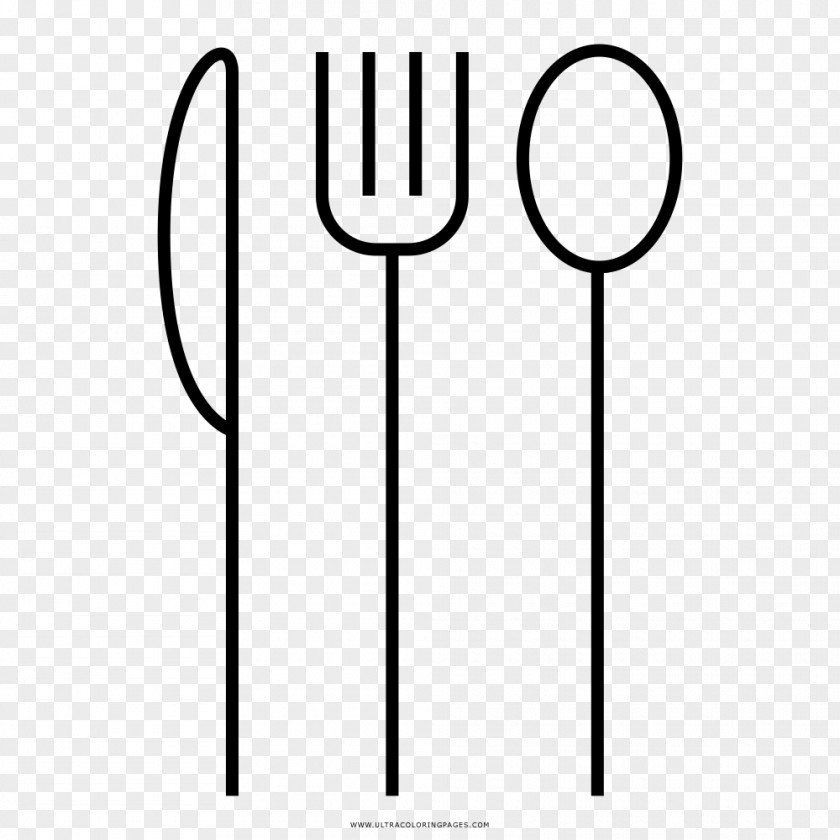 Knife Coloring Book Drawing Cutlery Black And White PNG