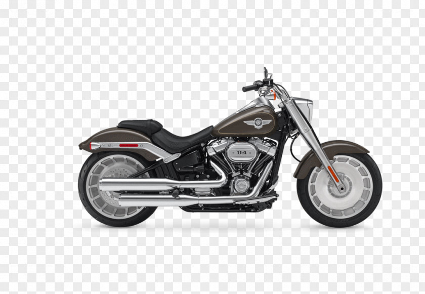 Motorcycle Harley-Davidson Fat Boy Exhaust System Softail PNG