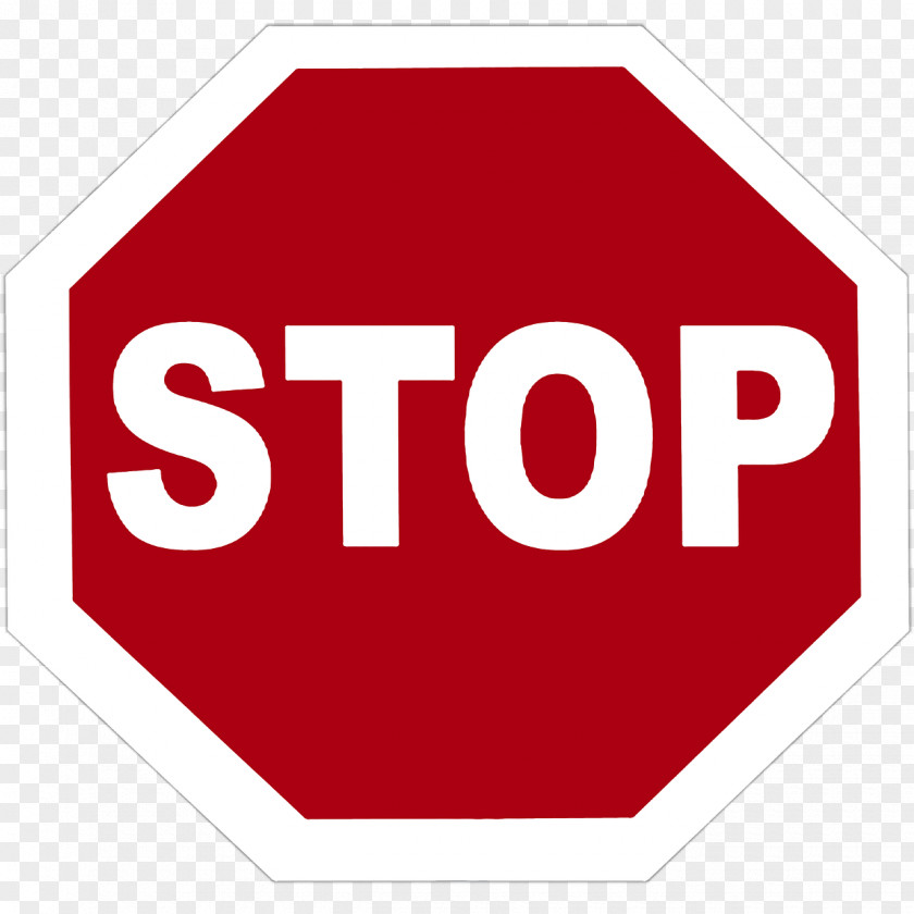 Sign Stop Traffic Safety Warning PNG