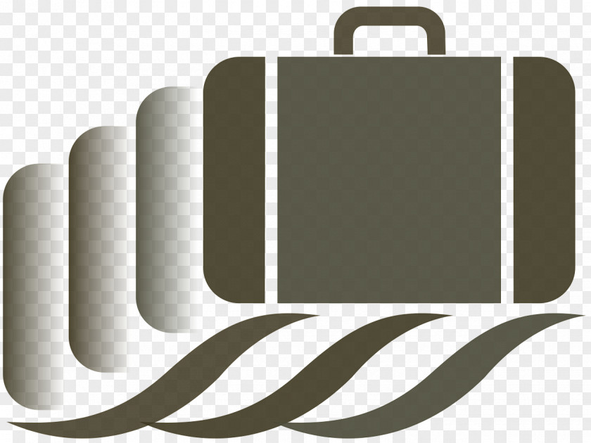 Suitcase Brand Logo Font PNG