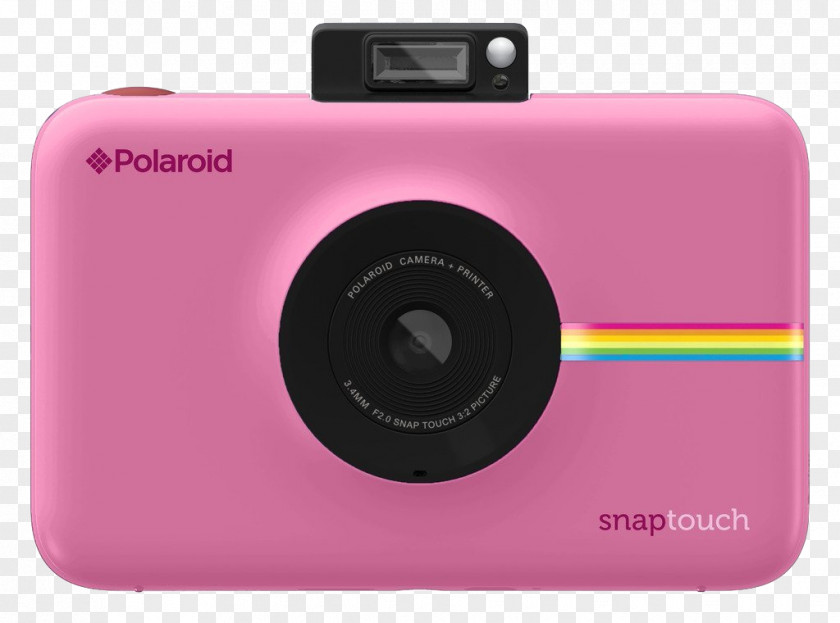 1080pBlush Pink Instant Camera ZinkCamera Polaroid Snap Touch 13.0 MP Compact Digital PNG