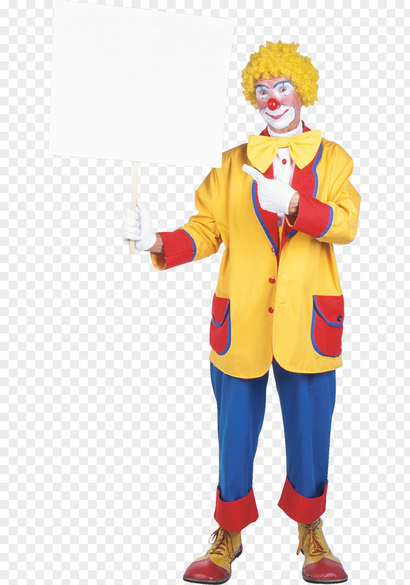 Clown Costume Mascot Character PNG