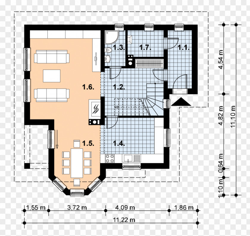 Design Floor Plan Facade PNG