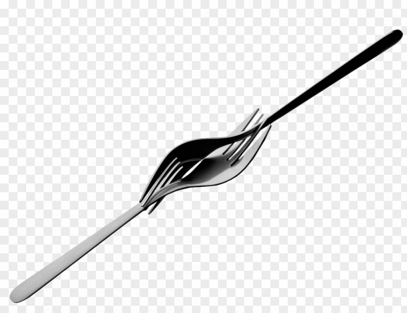 Fork Black And White Material Spoon PNG