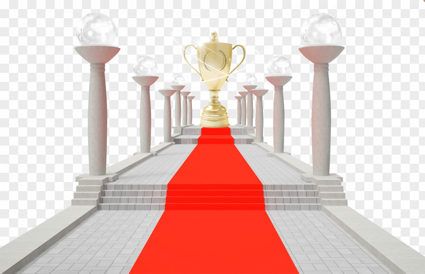 Free HD Material To Pull The Red Carpet Trophy PNG