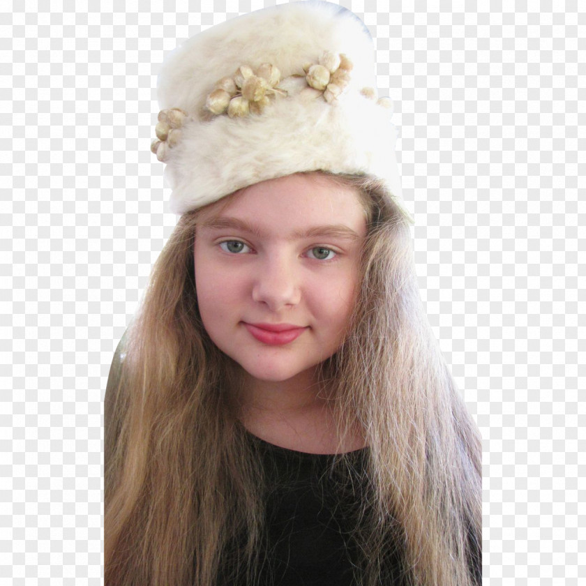 Hat Headpiece 1950s Scarf Knit Cap PNG