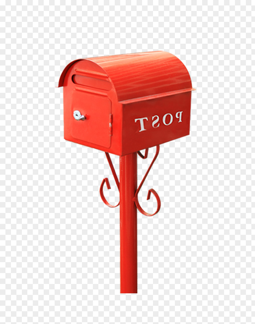 Red Box Letter Post Mail Icon PNG