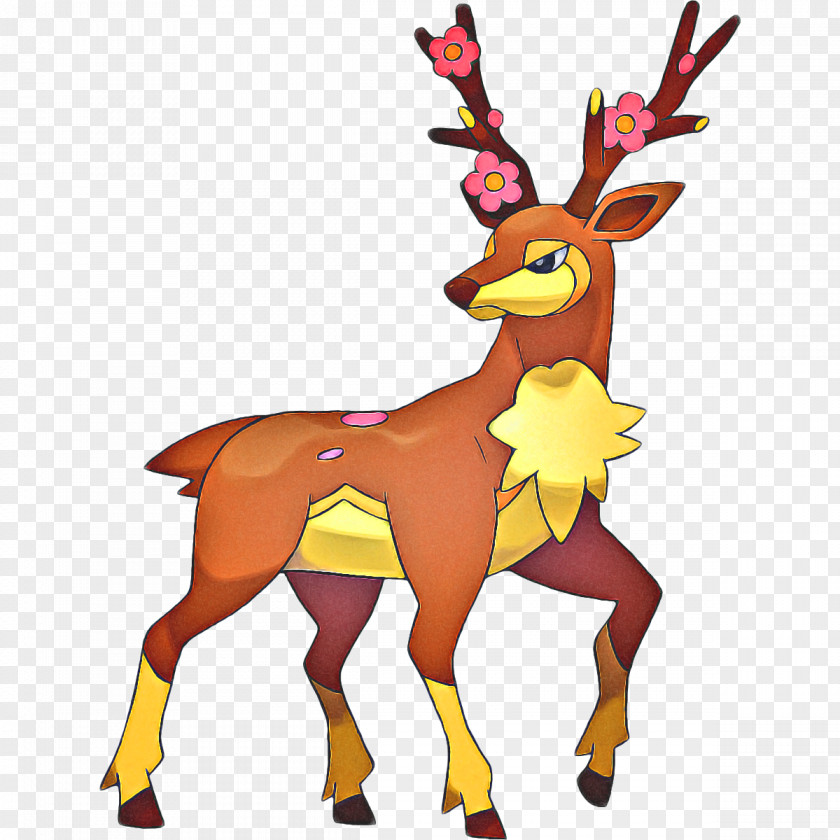 Tail Roe Deer Reindeer Cartoon PNG