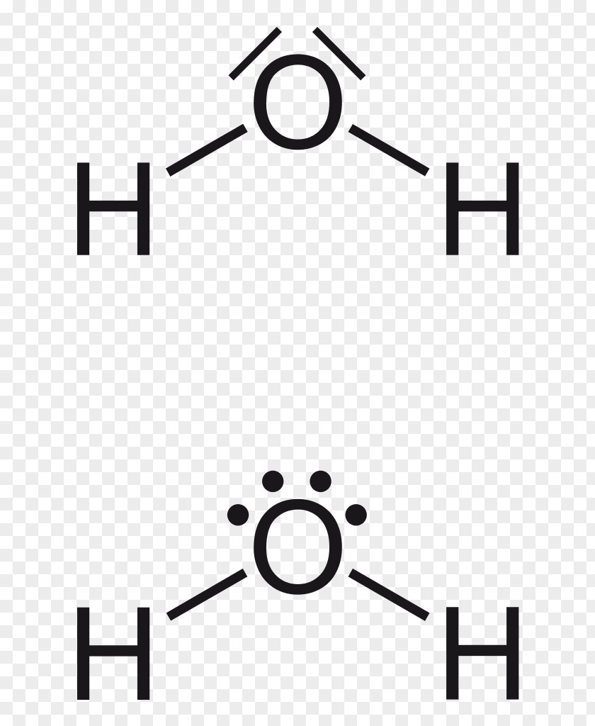 Water Molecule Chemical Formula Empirical Hydrogen Bond PNG