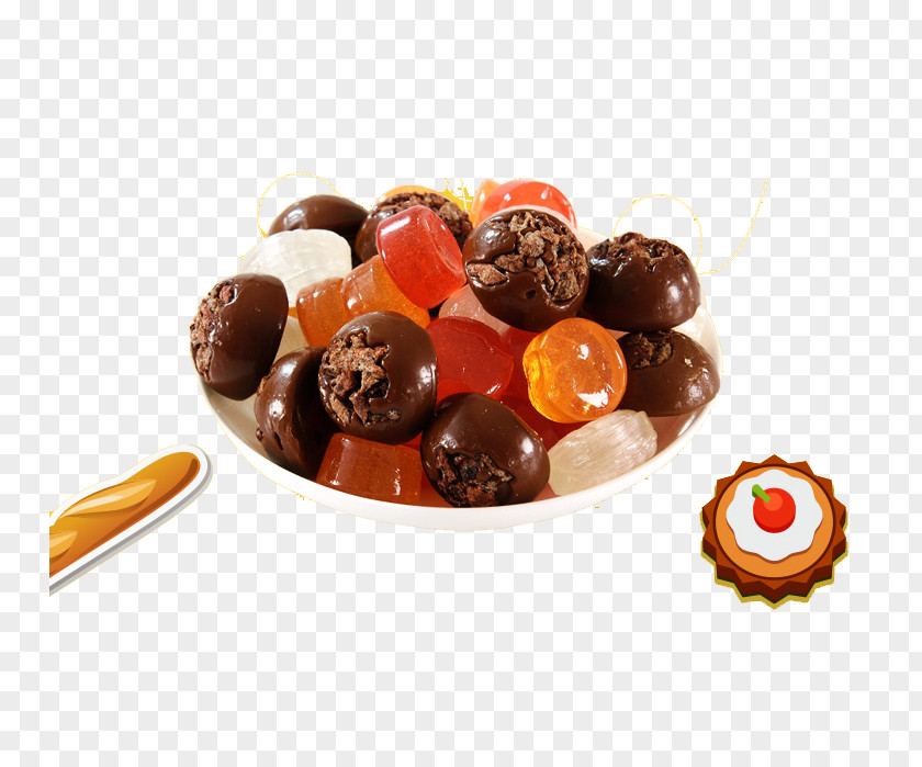 Candy Combination Chocolate Truffle Balls Praline PNG